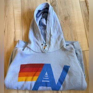 Aviator Nation LOGO PULLOVER RELAXED HOODIE - S